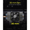 ICY BOX IB-M2HSF-705 Solid-state drive Heatsink/Radiatior 3 cm Silver 1 pc(s)