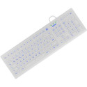 KeySonic KSK-8031INEL keyboard Industrial USB QWERTZ German White
