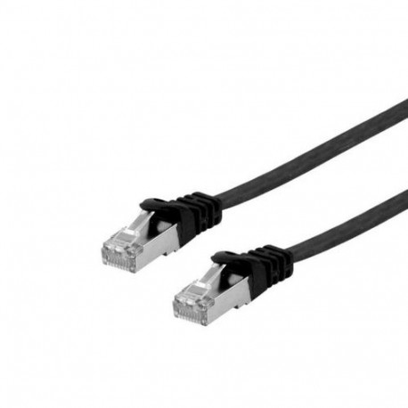 Equip Cat.6A U/FTP Flat Patch Cable, 3.0m, black