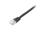 Equip Cat.6A U/FTP Flat Patch Cable, 3.0m, black
