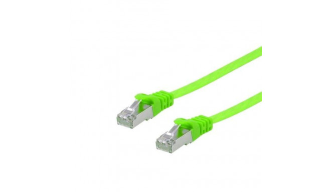 Equip Cat.6A U/FTP Flat Patch Cable, 3.0m, Green