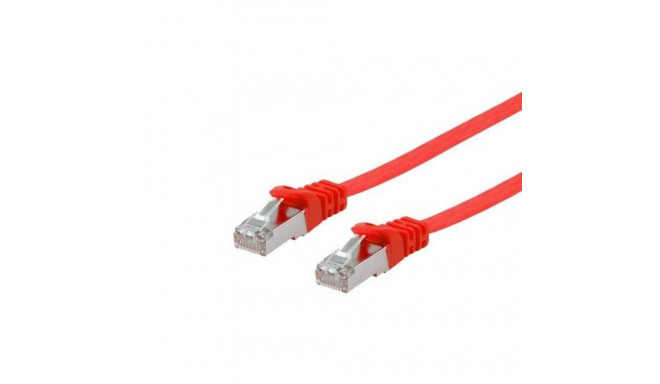 Equip Cat.6A U/FTP Flat Patch Cable, 10.0m, Red
