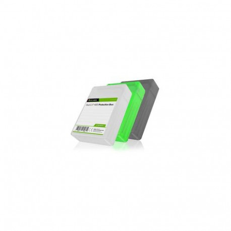 ICY BOX IB-AC6025-3 Pouch case Plastic Green, Grey, White