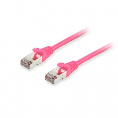 Equip Cat.6A S/FTP Patch Cable, Pink, 30m