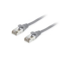 Equip Cat.6A S/FTP Patch Cable, 3.0 m, Grey