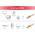 Equip Cat.6A S/FTP Patch Cable, 5.0m, Orange