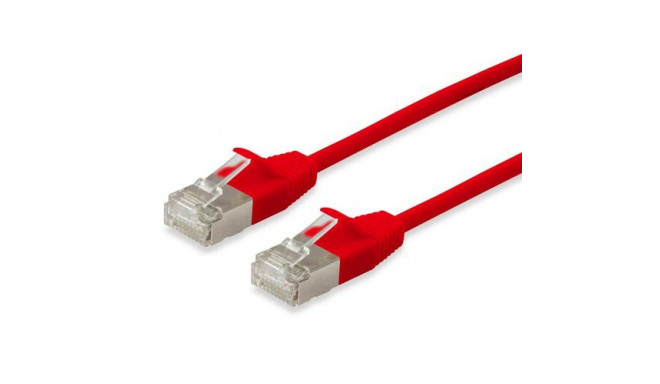 Equip Cat.6A F/FTP Slim Patch Cable, 20m, Red