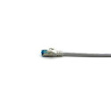 Equip Cat.6A S/FTP Patch Cable, Angled to Straight plug, 1.0m, White