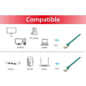 Equip Cat.6A Platinum S/FTP Patch Cable, 10m, Green
