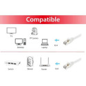 Equip Cat.6 S/FTP Patch Cable, 7.5m, White