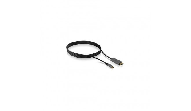 ICY BOX IB-CB020-C HDMI cable 1.8 m HDMI Type A (Standard) Black, Silver