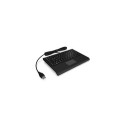 KeySonic ACK-3410 keyboard Office USB QWERTZ German Black