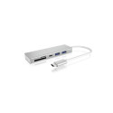 ICY BOX IB-HUB1413-CR USB 3.2 Gen 1 (3.1 Gen 1) Type-C Silver