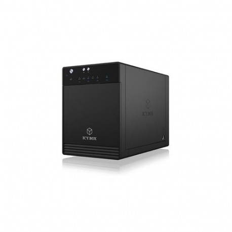 ICY BOX IB-3740-C31 HDD/SSD enclosure Black 2.5/3.5"
