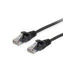 Equip Cat.6A U/UTP Patch Cable, 10m, Black