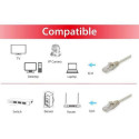 Equip Cat.6A U/UTP Patch Cable, 15m, Beige