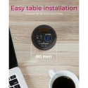 ICY BOX IB-HUB1404A socket-outlet Black