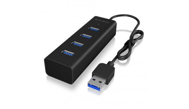 ICY BOX IB-HUB1409-U3 USB 3.2 Gen 1 (3.1 Gen 1) Type-A 5000 Mbit/s Black