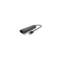 ICY BOX IB-HUB1406-C USB 3.2 Gen 1 (3.1 Gen 1) Type-C Anthracite