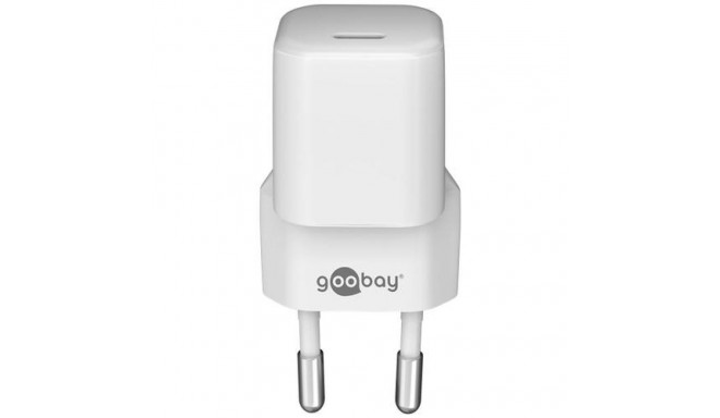 Goobay 59716 mobile device charger Smartphone, Tablet White AC Fast charging Indoor