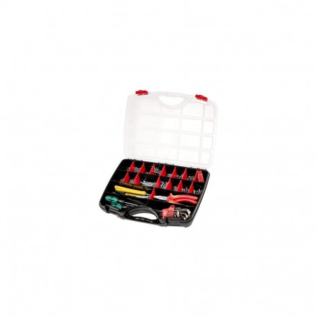 Parat 5854000391 small parts/tool box Polypropylene Black, Red, Transparent