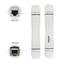 Intellinet Ultra Long Range Outdoor Fast Ethernet PoE+ Extender Kit Extends PoE up to 1000 m (3280 f