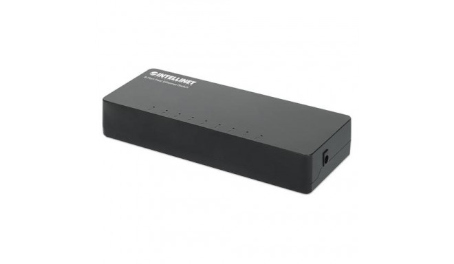 Intellinet 8-Port Fast Ethernet Switch Desktop Size, Plastic, IEEE 802.3az (Energy Efficient Etherne