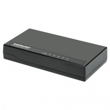 Intellinet 5-Port Gigabit Ethernet Switch Desktop Size, Plastic, IEEE 802.3az (Energy Efficient Ethe