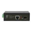 LevelOne RJ45 to SFP Gigabit Industrial Media Converter, 1 PoE Output
