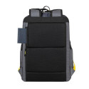 Rivacase Erebus 39.6 cm (15.6&quot;) Backpack Camouflage, Grey, Yellow