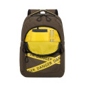 Rivacase Erebus 39.6 cm (15.6") Backpack Khaki, Yellow