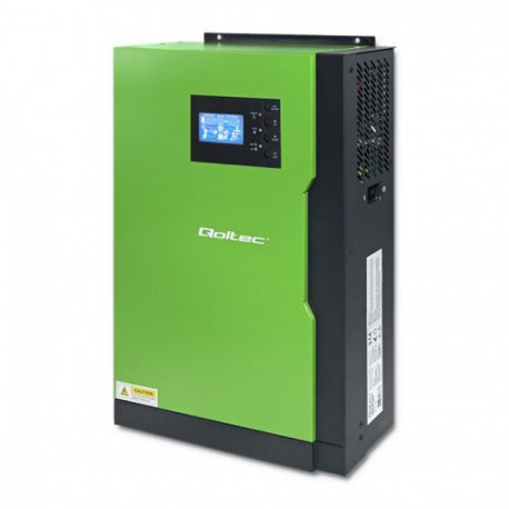 Qoltec 53887 solar inverter 10 kVA Lithium Polymer (LiPo) Black