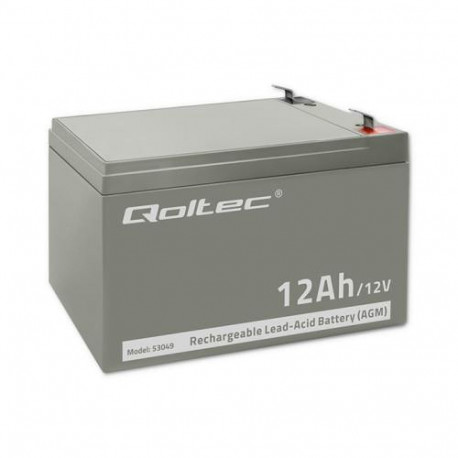 Qoltec 53049 UPS battery VRLA AGM 12 V 12 Ah