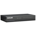 Intellinet 8-Port Fast Ethernet Office Switch, Desktop Size, Metal, IEEE 802.3az (Energy Efficient E