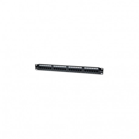 Intellinet Patch Panel, Cat5e, UTP, 24-Port, 1U, Black