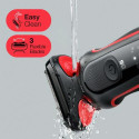 Braun Series 5 51-R1200S men&#039;s shaver Foil shaver Trimmer Black, Red