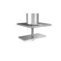 Durable 508623 monitor mount / stand 68.6 cm (27") Silver Desk