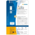 HERMA Removable labels A4 Ø 85 mm round white Movables/removable paper matt 150 pcs.