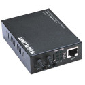 Intellinet Fast Ethernet Media Converter, 10/100Base-Tx to 100Base-Fx (ST) Multi-Mode, 2 km (1.24 mi