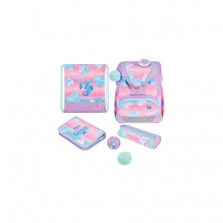Herlitz UltraLight Plus Ocean Lights school bag set Girl Polyester Blue, Pink