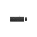 Lenovo Essential Wired Combo (Nordic) keyboard Mouse included Universal USB Black