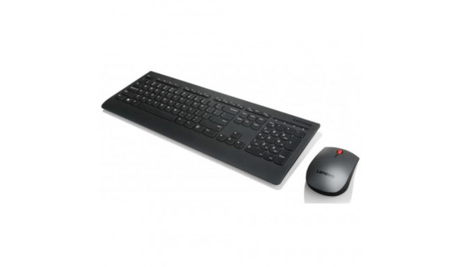 Lenovo 4X30H56803 keyboard Mouse included Office RF Wireless Czech Black