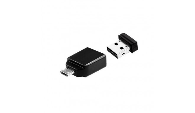 Verbatim Nano - USB 2.0 Drive Drive con Adattatore Micro USB da 32 GB - Black