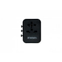 Verbatim 49544 power plug adapter Universal Black