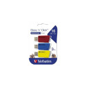 Verbatim Store &#039;n&#039; Click - USB 2.0 Drive 3.2 GEN1 - 3x16 GB - Red/Blue/Yellow