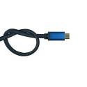 Alcasa 4812-CSF030B video cable adapter 3 m USB Type-C DisplayPort Blue