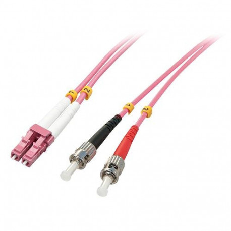 Lindy 46350 InfiniBand/fibre optic cable 1 m LC ST Pink