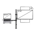 Manhattan TV &amp; Monitor &amp; Laptop Combo Mount, Desk, Full Motion, 1 screen, Screen Siz