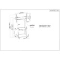 Manhattan TV &amp; Monitor Mount, Trolley Stand, 1 screen, Screen Sizes: 37-100&quot;, Black