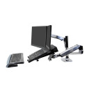 Ergotron LX Series Dual Stacking Arm monitor mount / stand 61 cm (24&quot;) Desk Silver